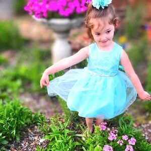 NWOT George Girls Sequin & Tulle Party Dress